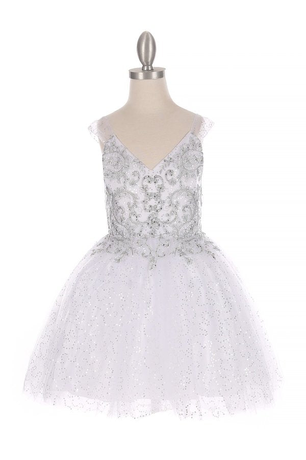 Satin Tulle Party Dress by Cinderella Couture USA 5104