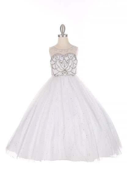 Cinderella Couture USA AS5042 Satin Glitter Tulle Mini Quince