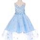Satin Tulle Party Dress by Cinderella Couture USA AS9019