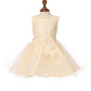 Floral Lace Tulle Girl Baby Dress by Cinderella Couture USA 9125B