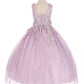 Floral Sequin Tulle Girl Mini Quince by Cinderella Couture USA AS5107