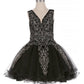 Sequin Tulle Girl Party Dress by Cinderella Couture USA AS5110