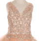 Sequin Tulle Girl Party Dress by Cinderella Couture USA AS5110