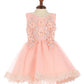 Lace Tulle Girl Baby Dress by Cinderella Couture USA 9126B