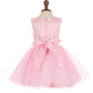 Floral Lace Tulle Girl Baby Dress by Cinderella Couture USA 9125B