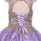 Cinderella Couture USA AS8024 Shiny Satin Tulle Mini Quince