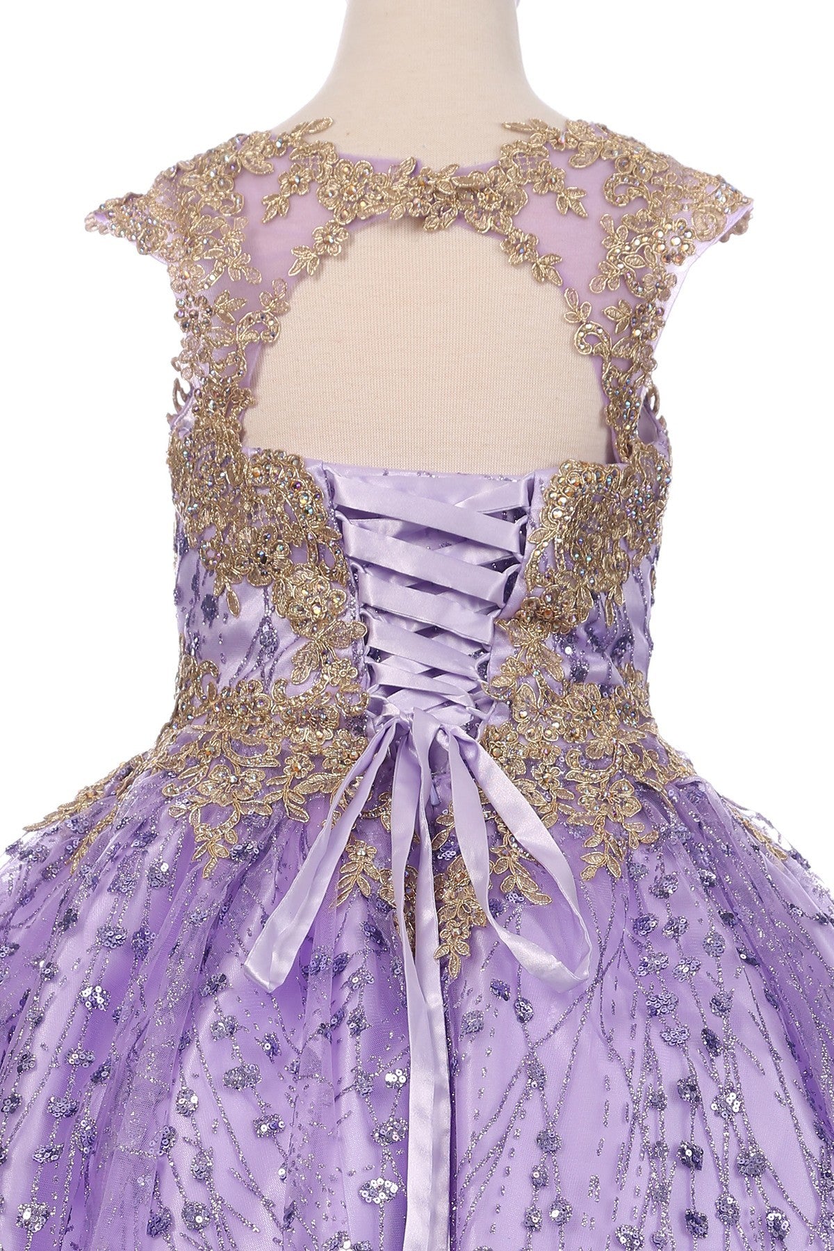 Cinderella Couture USA AS8024 Shiny Satin Tulle Mini Quince