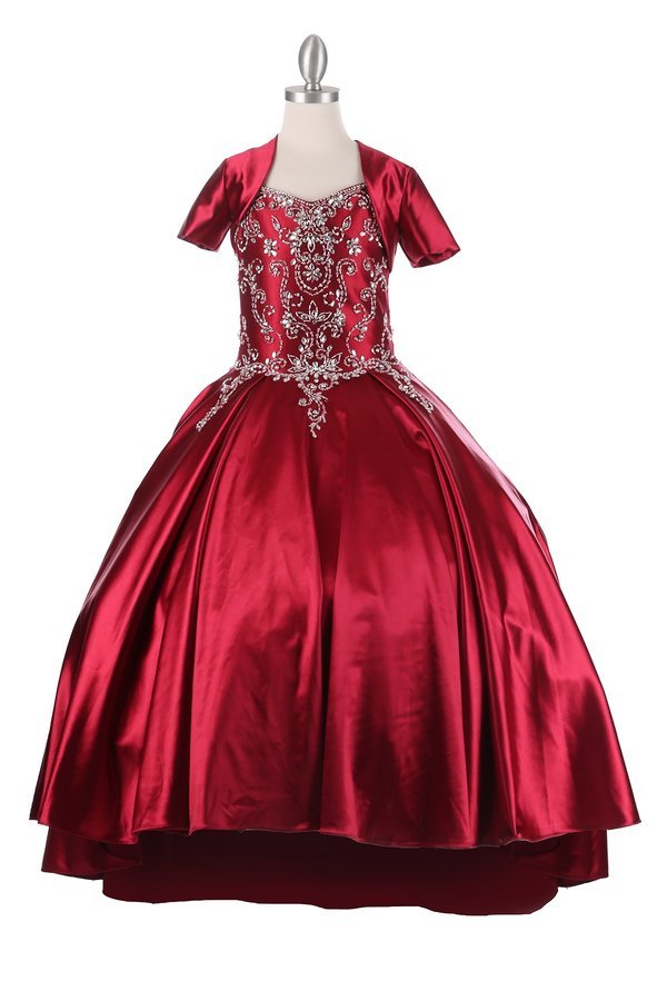 Cinderella Couture USA AS8016 Satin Poly-Lining Mini Quince