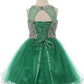 Stone Tulle Girl Party Dress by Cinderella Couture USA 8501