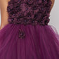 Floral Tulle Girl Party Dress by Cinderella Couture USA AS9084