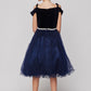 Velvet Tulle Girl Party Dress by Cinderella Couture USA 5057