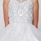Beaded Tulle Girl Party Dress by Cinderella Couture USA AS5065
