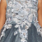 Floral Tulle Girl Party Dress by Cinderella Couture USA 9038