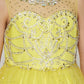 Cinderella Couture USA AS5042 Satin Glitter Tulle Mini Quince