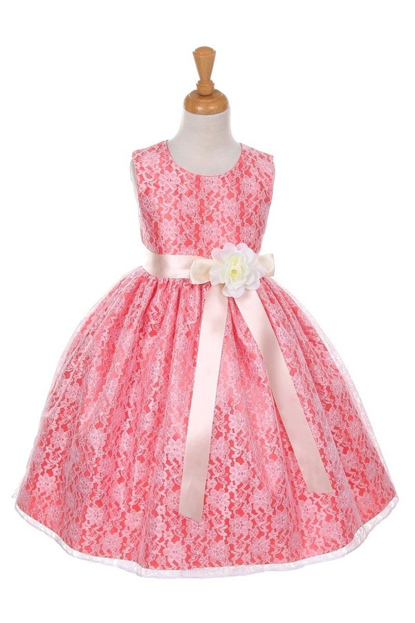 Lace Raschel Party Dress by Cinderella Couture USA AS1132