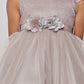 Cap sleeve Glitter Top, High Low Tulle Girl Party Dress by Cinderella Couture USA AS5072