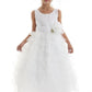 Tulle Satin Flower Girl Dress by Cinderella Couture USA AS1160