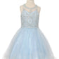 Beaded Tulle Girl Party Dress by Cinderella Couture USA AS5065