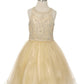 Beaded Tulle Girl Party Dress by Cinderella Couture USA AS5065