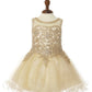 Lace Rhinestone Tulle Girl Baby Dress by Cinderella Couture USA 5017B