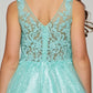 Sequins Tulle Girl Party Dress by Cinderella Couture USA 5088
