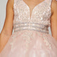 Stone Lace Tulle Girl Party Dress by Cinderella Couture USA AS5081