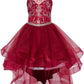 Halter Pearl Jewel Beaded Tulle Girl Party Dress by Cinderella Couture USA AS5101