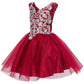 Silver Lace Tulle Party Dress by Cinderella Couture USA 5105