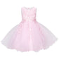 Floral Bodice Lace Girl Dress by Cinderella Couture USA AS9122