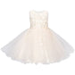 Floral Bodice Lace Girl Dress by Cinderella Couture USA AS9122