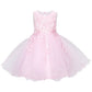 Floral Bodice Lace Girl Dress by Cinderella Couture USA AS9122