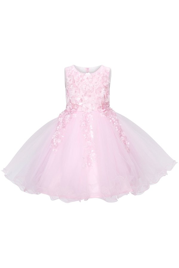 Floral Bodice Lace Girl Dress by Cinderella Couture USA AS9122