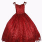 Cinderella Couture USA AS8007 Satin Glitter Tulle Mini Quince