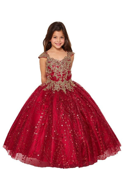 Cinderella Couture USA AS8024 Shiny Satin Tulle Mini Quince