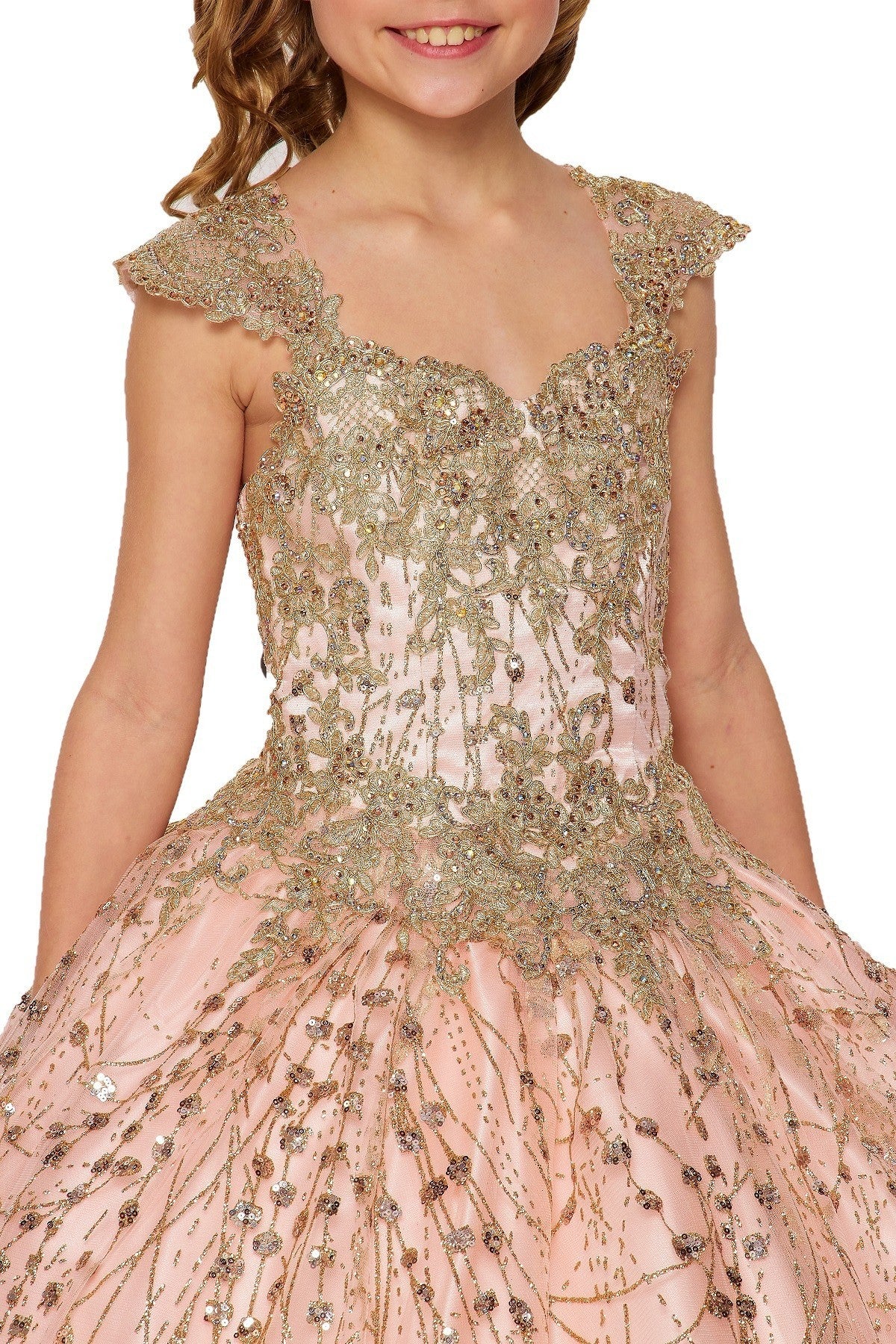 Cinderella Couture USA AS8024 Shiny Satin Tulle Mini Quince