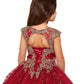 Cinderella Couture USA AS8024 Shiny Satin Tulle Mini Quince