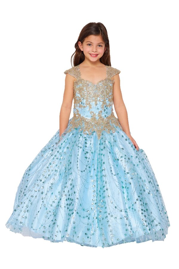 Cinderella Couture USA AS8024 Shiny Satin Tulle Mini Quince
