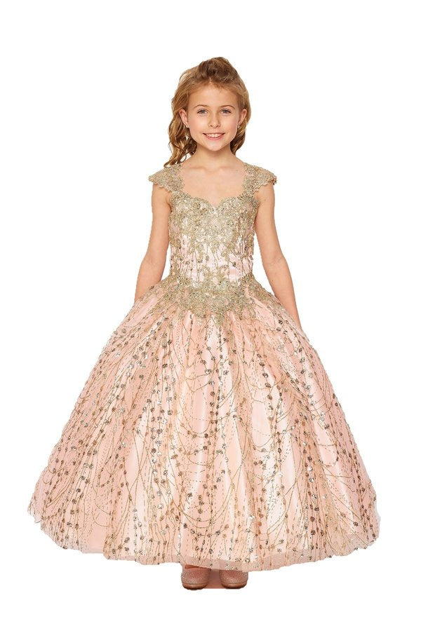 Cinderella Couture USA AS8024 Shiny Satin Tulle Mini Quince