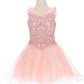 Floral Lace Tulle Girl Party Dress by Cinderella Couture USA AS5130