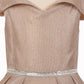 Off the Shoulder Metallic Girl Party Dress by Cinderella Couture USA AS8012