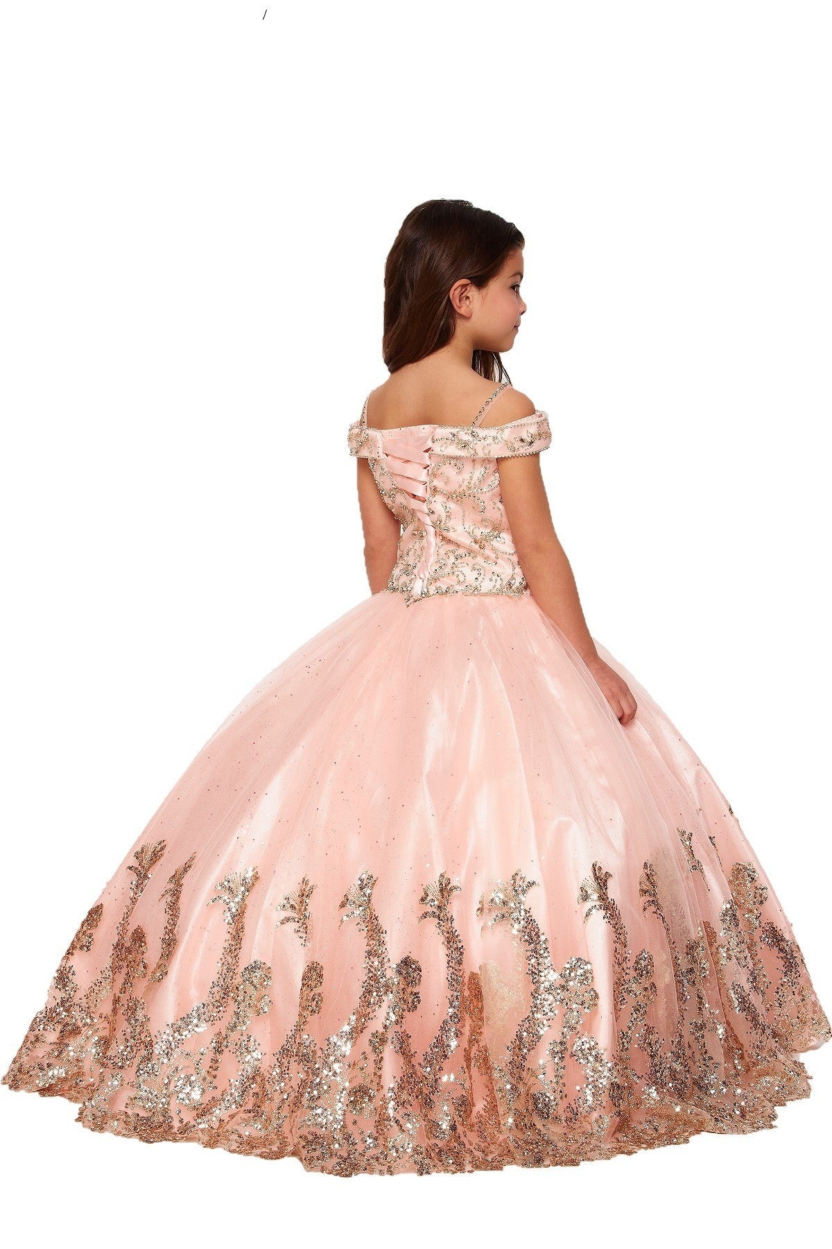 Cinderella Couture USA AS8017 Sequin Tulle Lace Mini Quince