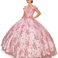 Off the Shoulder Lace Tulle Quinceanera Dress by Cinderella Couture USA AS8021J-DROSE