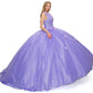 Floral Lace Quinceanera Dress by Cinderella Couture USA AS8025J-lilac