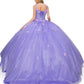 Floral Lace Quinceanera Dress by Cinderella Couture USA AS8025J-lilac