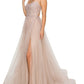 Mauve Lace Applique Tulle A-Line Gown by Cinderella Couture USA AS8031J-MAU - Special Occasion/Curves