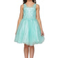 Sequins Tulle Girl Party Dress by Cinderella Couture USA 5088