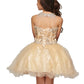 Halter Rhinestone Tulle Girl Party Dress by Cinderella Couture USA 5090