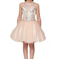 Halter Rhinestone Tulle Girl Party Dress by Cinderella Couture USA 5090