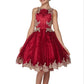 Crystal Organza Embroidered Pearl Tulle Girl Party Dress by Cinderella Couture USA AS8503