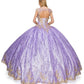 Glitter Satin Tulle Quinceanera Dress Cinderella Couture USA AS8024J-lilac